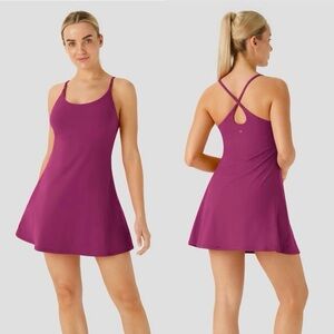 NWT Halara SoftlyZero™ Plush Backless Active Dress 💗